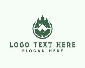 Greenhouse Gardening  Landscaping Logo