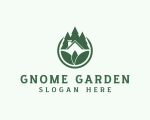 Greenhouse Gardening  Landscaping logo design