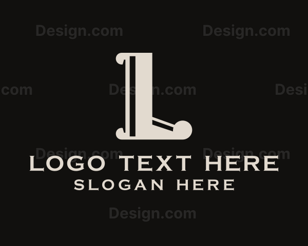 Decal Studio Letter L Logo