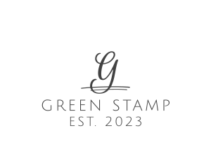 Simple Retail Signature logo design