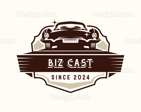 Vintage Car Detailing Logo