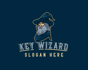 Powerful Magic Wizard logo design