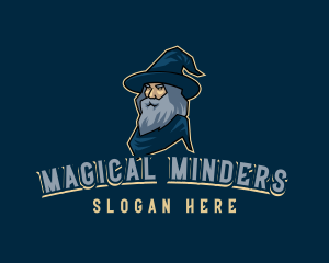 Powerful Magic Wizard logo design