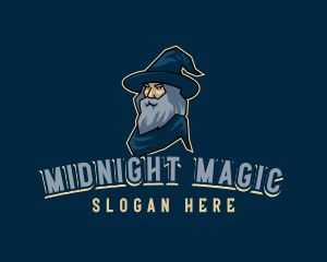 Powerful Magic Wizard logo design