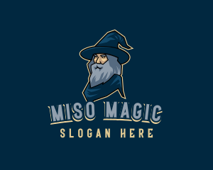 Powerful Magic Wizard logo design