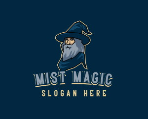 Powerful Magic Wizard logo design