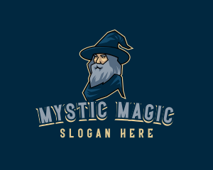 Powerful Magic Wizard logo design