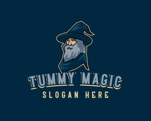 Powerful Magic Wizard logo design