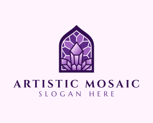 Diamond Gemstone Mosaic logo