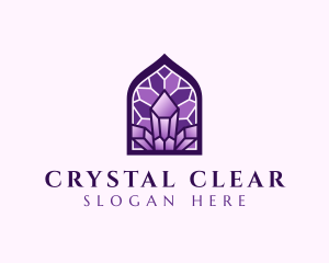 Diamond Gemstone Mosaic logo design