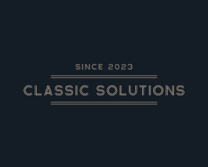 Classical Elegant Business logo design