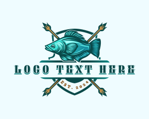 Fish Seafood Fisherman logo