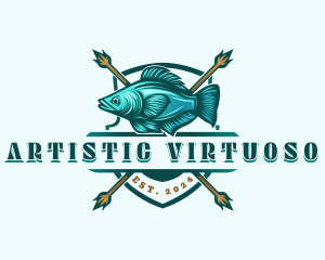 Fish Seafood Fisherman logo design