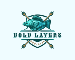 Fish Seafood Fisherman logo design