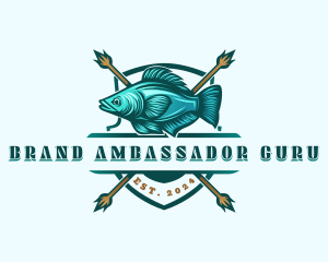 Fish Seafood Fisherman logo design