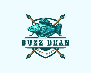 Fish Seafood Fisherman logo design