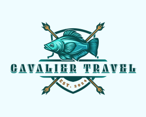 Fish Seafood Fisherman logo design