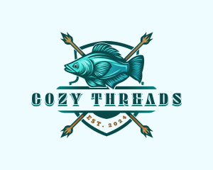 Fish Seafood Fisherman logo design