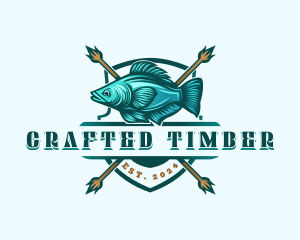 Fish Seafood Fisherman logo design