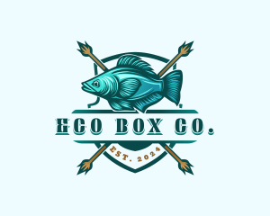 Fish Seafood Fisherman logo design