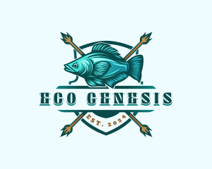 Fish Seafood Fisherman logo design