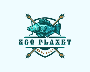 Fish Seafood Fisherman logo design