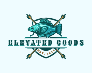 Fish Seafood Fisherman logo design