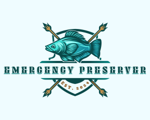 Fish Seafood Fisherman logo design