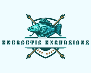 Fish Seafood Fisherman logo design