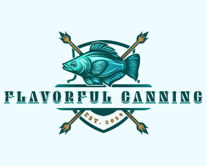 Fish Seafood Fisherman logo design