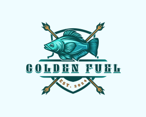 Fish Seafood Fisherman logo design