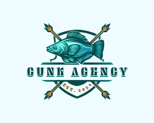 Fish Seafood Fisherman logo design