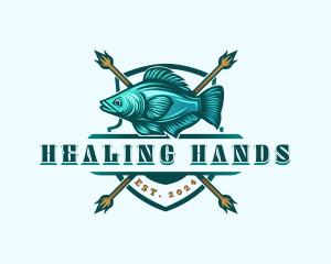 Fish Seafood Fisherman logo design