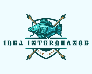 Fish Seafood Fisherman logo design