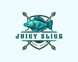 Fish Seafood Fisherman logo design