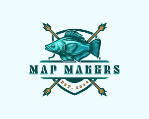 Fish Seafood Fisherman logo design