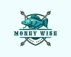 Fish Seafood Fisherman logo design