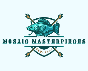 Fish Seafood Fisherman logo design