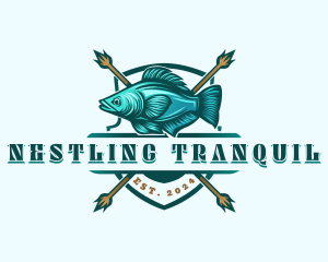 Fish Seafood Fisherman logo design