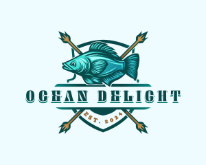 Fish Seafood Fisherman logo