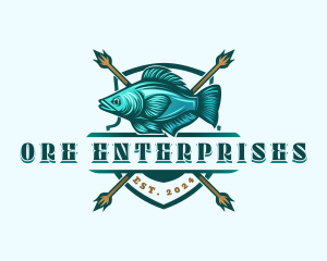 Fish Seafood Fisherman logo design