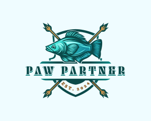 Fish Seafood Fisherman logo design