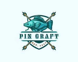 Fish Seafood Fisherman logo design