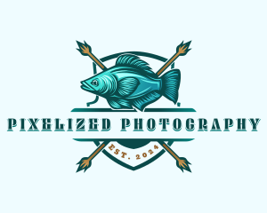 Fish Seafood Fisherman logo design