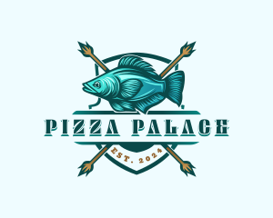 Fish Seafood Fisherman logo design