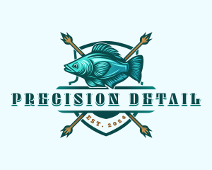 Fish Seafood Fisherman logo design