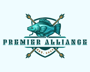 Fish Seafood Fisherman logo design