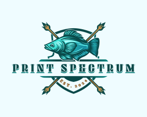 Fish Seafood Fisherman logo design