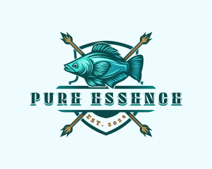 Fish Seafood Fisherman logo design