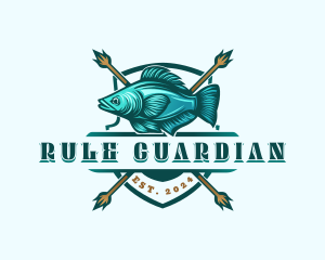 Fish Seafood Fisherman logo design